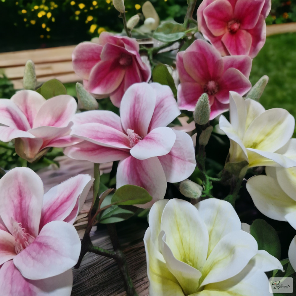 Magnólia ág nagy 3 féle Bloomi Dekorműhely Egyedi Deko