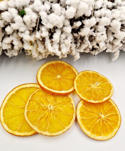 Szárított narancs szeletek