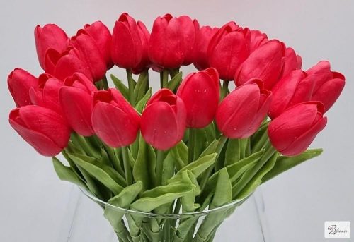 Gumi tulipán (piros)