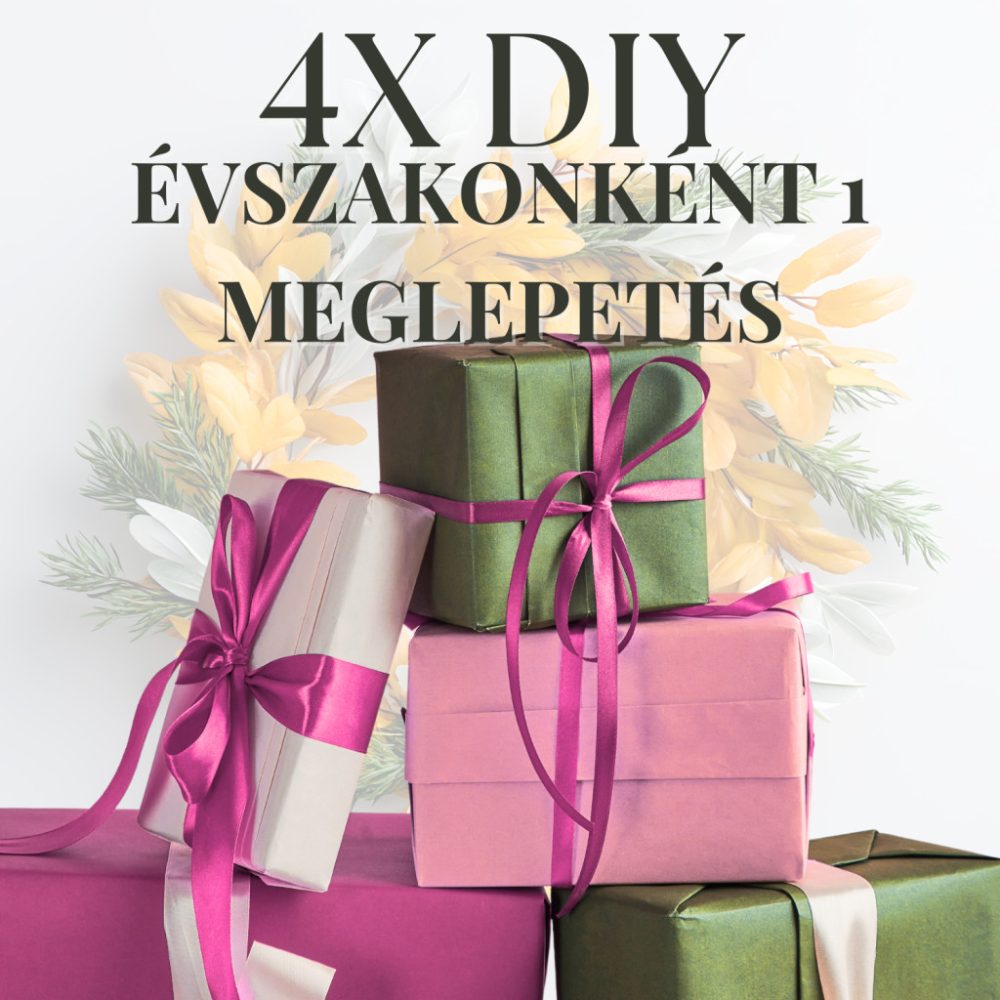 4X DIY Évszakos Meglepetés Csomag