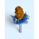Ovis ballagó plüss csokor- Kék csokor Capybarával (32cm)
