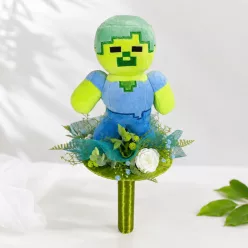 Ovis ballagó plüss csokor- 45 cm Minecraft zombi csokor