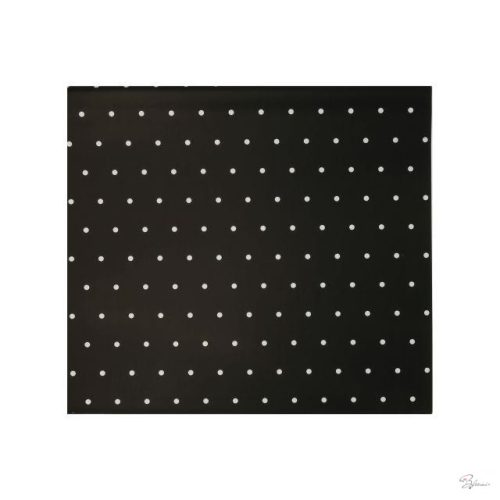 Csomagolópapír pöttyös vízálló fólia 58x58 cm fekete, fehér S/20