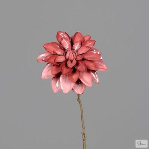 Selyemvirág Dahlia mûanyag 56cm mályva
