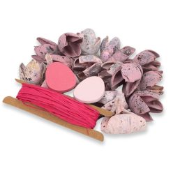 Kikelet terméscsomag raffiával - Rózsaszín