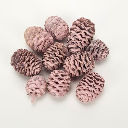 Cédrus toboz rózsaszín 10db/csomag