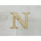 Natúr fa - Betű Carmen 10cm
