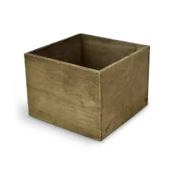 Dekoláda rusztikus kocka 16x16cm