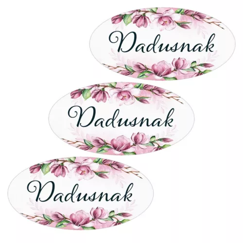Nyomtatott dekorkarton - Dadusnak ovál tábla 3db