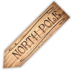  Nyomtatott fa nyíl - North Pole 30cm
