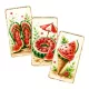Nyomtatott fa tábla - Dinnyés táblák 3db/csomag