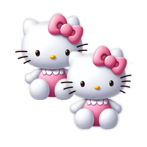  Nyomtatott dekorkarton - Hello Kitty 2db/csomag