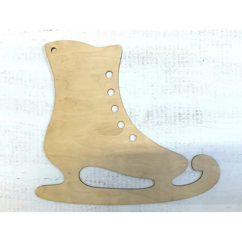 Natúr fa - Korcsolya nagy 37x42cm