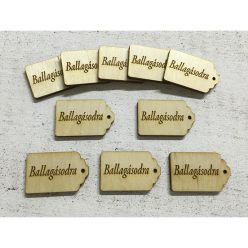   Natúr fa - Scrapbook kísérő táblák "Ballagásodra" 10db/csomag