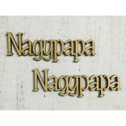 Natúr fa "Nagypapa" felirat 2db/csomag