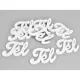 Fehér fa Tél felirat 4,5x7cm 8db/csomag
