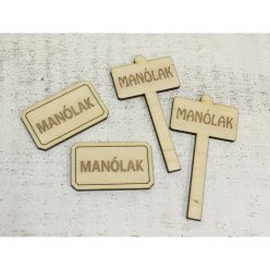 Natúr fa - Manólak kellékek 4db/csomag