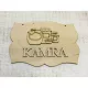 Natúr fa - Kamra tábla 19x13,5cm