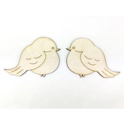 Natúr fa - Turbékoló madárka szett 2db/csomag