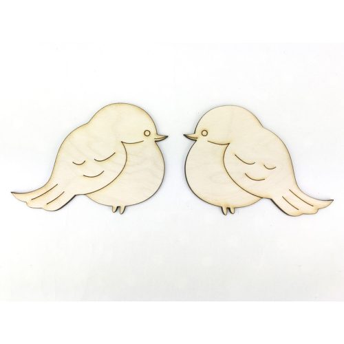 Natúr fa - Turbékoló madárka szett 2db/csomag