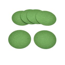 Filc - Kör lap zöld 8cm 6db/csomag