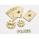 Natúr fa - Poker szett 5db/csomag