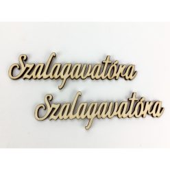  Natúr fa - " Szalagavatóra " felirat 4,3x14,5cm 2db/csomag