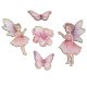Nyomtatott dekorkarton - Rózsaszín tündér csomag 5db/cs