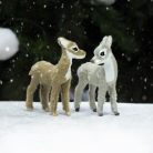 Bambi szürke prémium 9,6cm