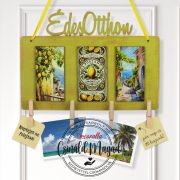   Csináld magad - "Citromliget pillanatok" - Dekoratív fénykép- és üzenőtábla