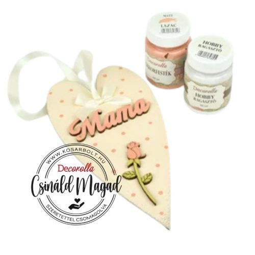 Csináld magad - Anyák napi szív "Mama"