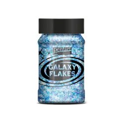 Galaxy flakes uránusz kék 15g
