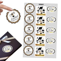 Matrica - ballagási fekete-arany vegyes 18db/lap