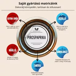 Matrica - Fűszerek alap 3cm 28db/lap
