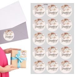 Matrica - Gratulálunk matrica 15db/lap