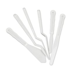 Műanyag festőkés szett 6db-os palettakés