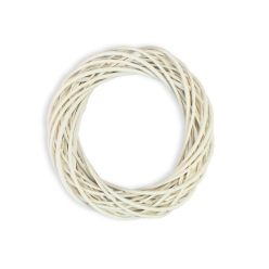  Vessző koszorú fehér 30cm 20/#