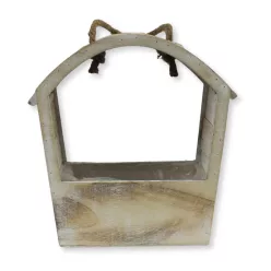 Íves tetejű zsinóros virágtató 28x22x11cm