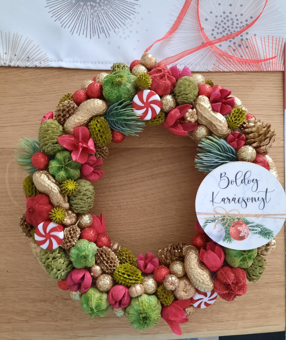   Téli Dekoráció - Csináld Magad Boldog Karácsonyt kopogtató
