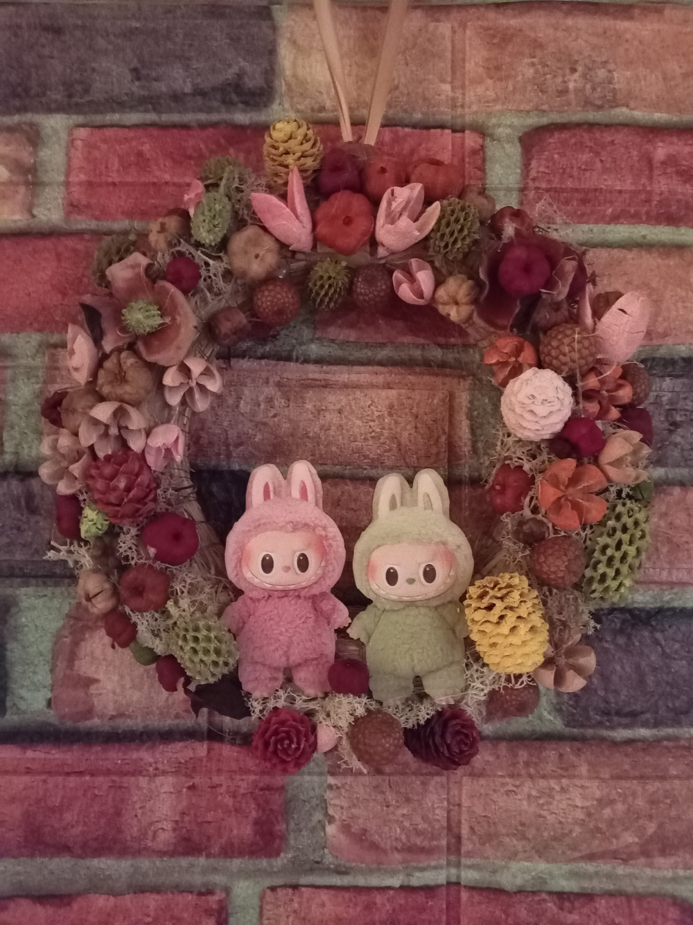 La Bubu figurás színes őszi koszorú – DIY csomag
