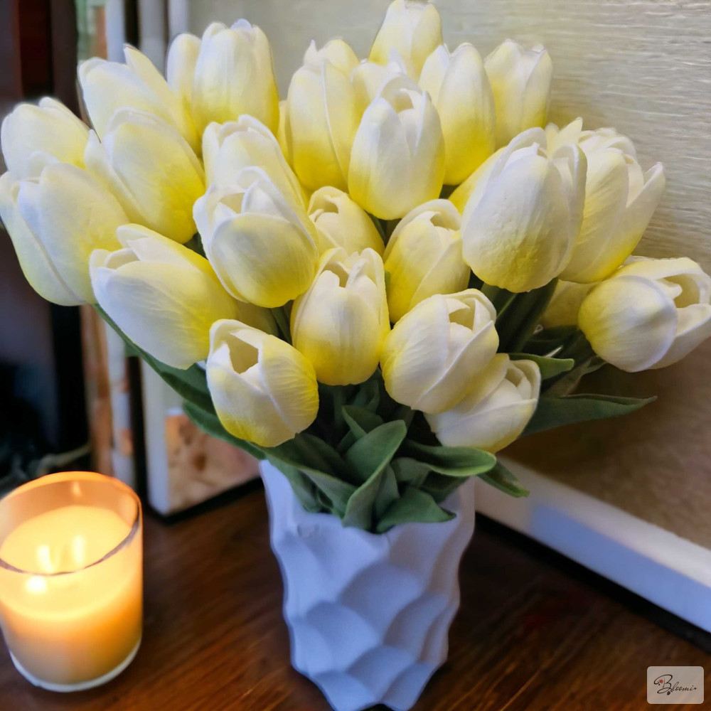 Gumi tulipán (cirmos sárga)