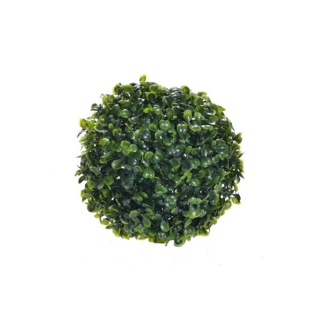 Selyemvirág Buxus gömb mûanyag 22cm zöld