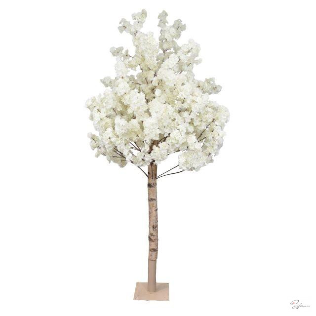 Selyemvirág cseresznyefa 240cm fehér